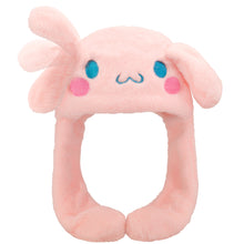 Carregar imagem no visualizador da galeria, Roffatide Anime White Dog Ear Moving Jumping Hat Fluffy Beanie Cap Soft Warm Winter Head Wear Cute Hats for Women