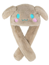 Carregar imagem no visualizador da galeria, Roffatide Anime White Dog Ear Moving Jumping Hat Fluffy Beanie Cap Soft Warm Winter Head Wear Cute Hats for Women