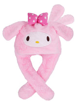 Carregar imagem no visualizador da galeria, Roffatide Anime White Dog Ear Moving Jumping Hat Fluffy Beanie Cap Soft Warm Winter Head Wear Cute Hats for Women