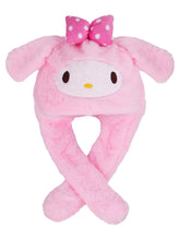 Carregar imagem no visualizador da galeria, Roffatide Anime White Dog Ear Moving Jumping Hat Fluffy Beanie Cap Soft Warm Winter Head Wear Cute Hats for Women