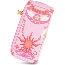 画像をギャラリービューアに読み込む, Cardcaptor Sakura Leather Pink Long Wallet
