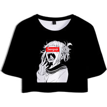 Lade das Bild in den Galerie-Viewer, My Hero Academia Printed Crop Top Shorts 2 Piece Set