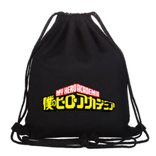 Load image into Gallery viewer, My Hero Academia Anime Canvas Drawstring Bag