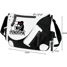 Load image into Gallery viewer, Danganronpa Monokuma Canvas Messenger Bag