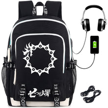 画像をギャラリービューアに読み込む, The Seven Deadly Sins Luminous Backpack