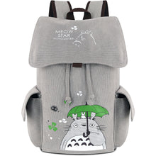 Load image into Gallery viewer, My Neighbor Totoro Canvas Backpack