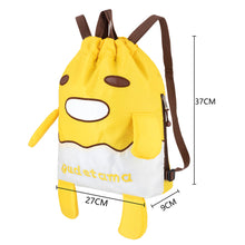 Load image into Gallery viewer, Gudetama the Lazy Egg Drawstring Bag