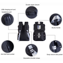 Load image into Gallery viewer, Attack on Titan Laptop Backpack