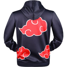 Lade das Bild in den Galerie-Viewer, Naruto Akatsuki Cloud Zip-Up Hoodies