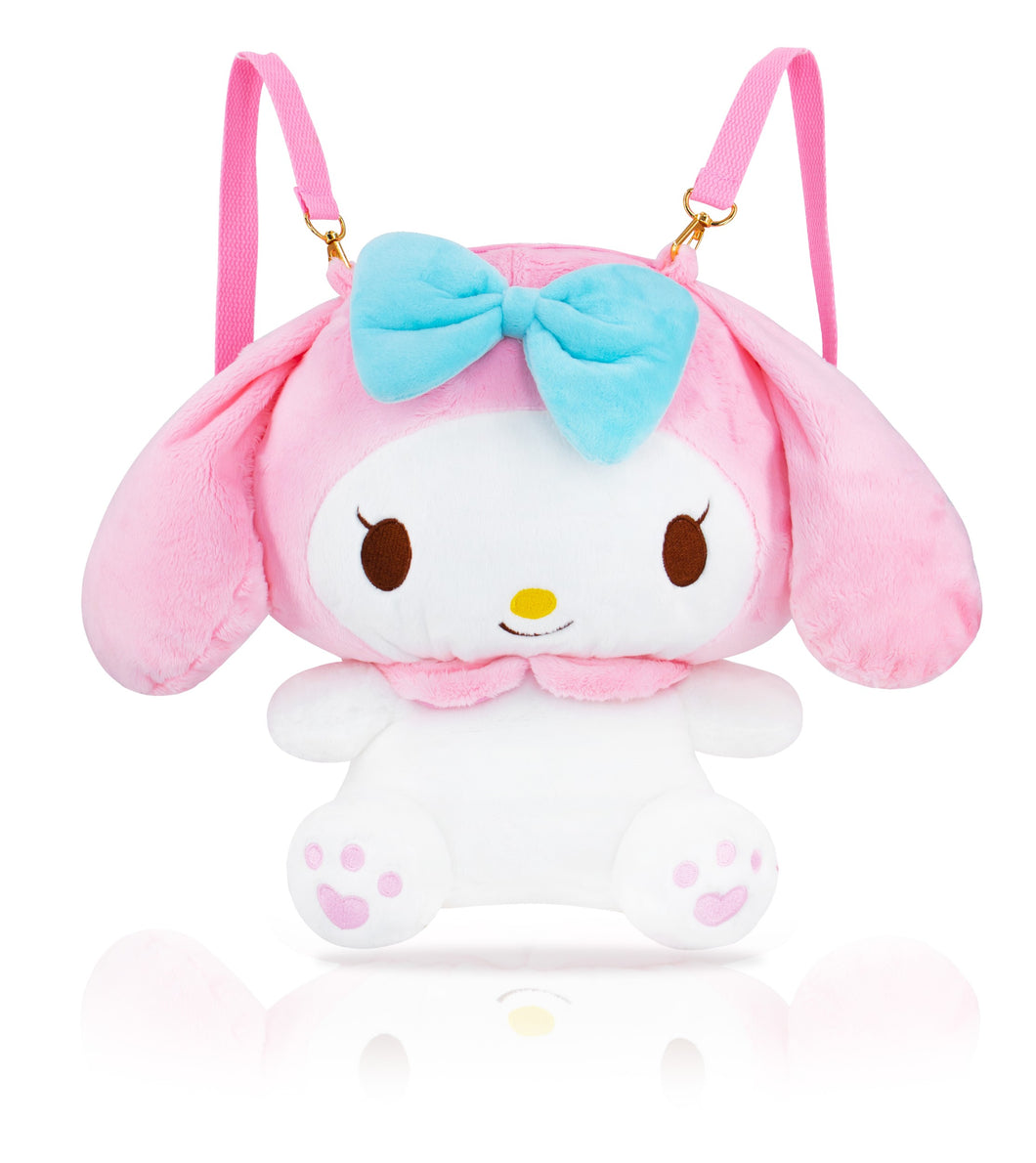 Roffatide My Melody Rabbit Plush Doll Backpack