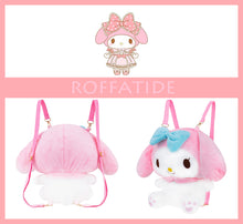 Carregar imagem no visualizador da galeria, Roffatide My Melody Rabbit Plush Doll Backpack
