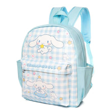 Carregar imagem no visualizador da galeria, Roffatide Cartoon Cinnamoroll All Over Print Checkered Casual Backpack Cute Backpack Travel Bike Rucksack Hiking Backpack Blue
