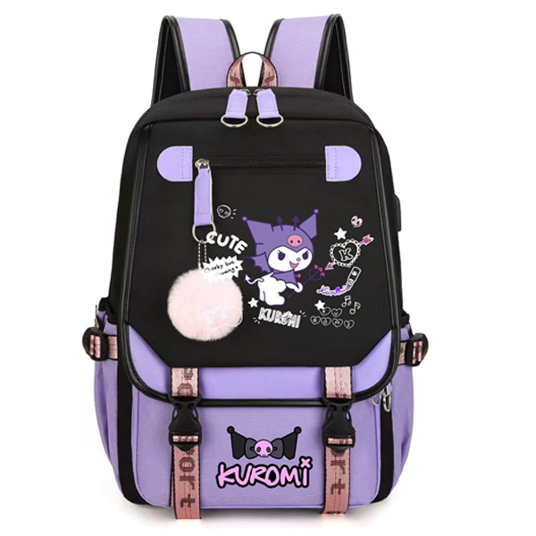 Roffatide Anime Kuromi Backpack