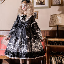 Load image into Gallery viewer, Original design gothic Lolita dark swing dress
