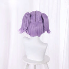 画像をギャラリービューアに読み込む, Tone Your Heart Little Joe Purple Double Ponytail Cos Wig
