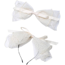 Load image into Gallery viewer, Retro French Lace bows Sweet Headband
