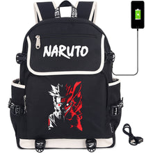 Load image into Gallery viewer, Naruto Backpack with USB Charging Port
