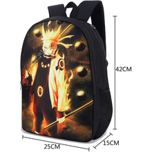 Load image into Gallery viewer, Naruto Cartoon Printed Backpack
