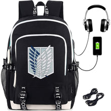 Load image into Gallery viewer, Attack on Titan Backpack
