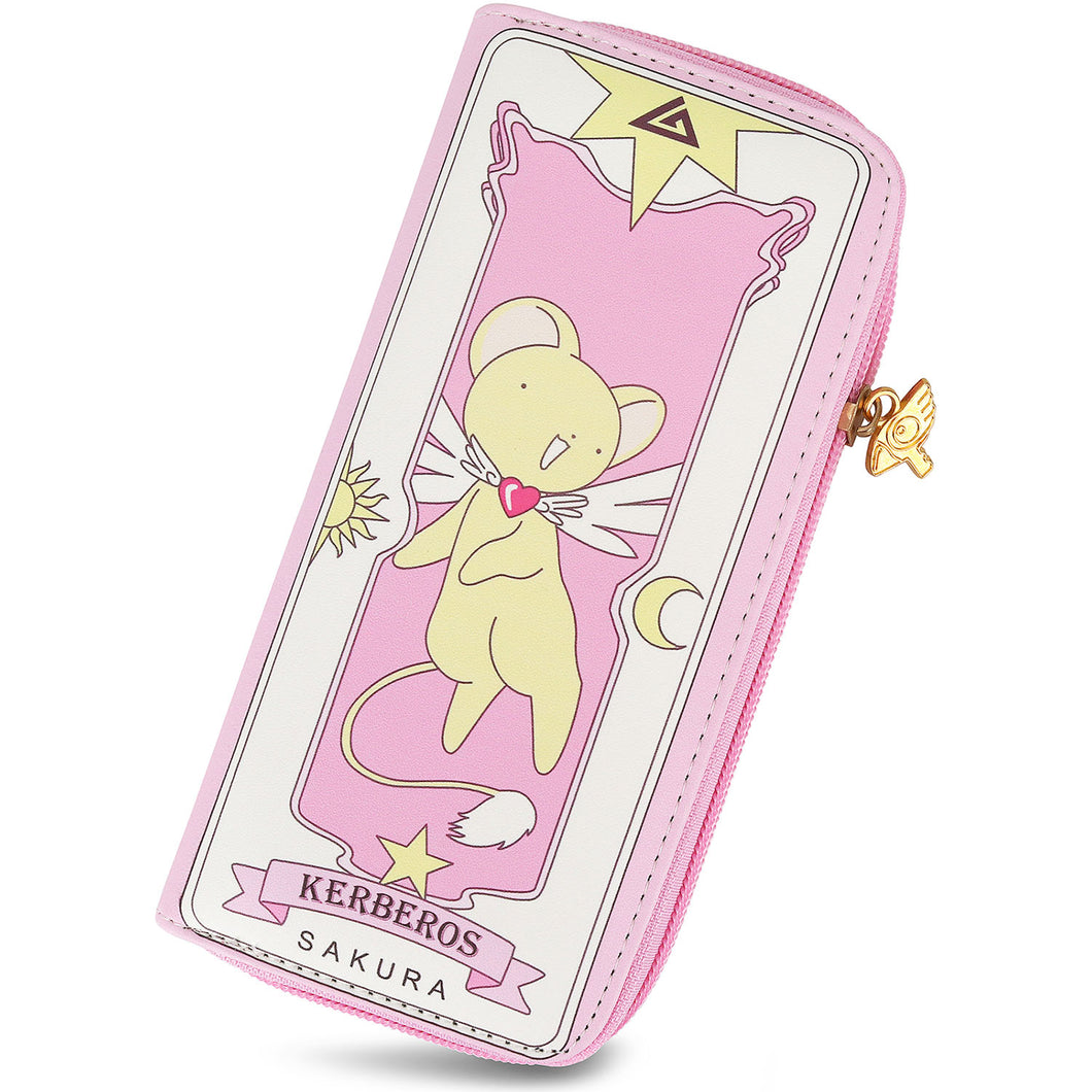 Cardcaptor Sakura Leather Pink Long Wallet