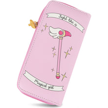 Load image into Gallery viewer, Cardcaptor Sakura Leather Pink Long Wallet
