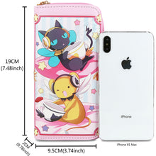 Load image into Gallery viewer, Cardcaptor Sakura Leather Pink Long Wallet
