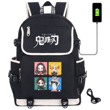 Load image into Gallery viewer, Demon Slayer Kamado Tanjirou Kamado Nezuko Backpack
