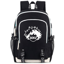 Load image into Gallery viewer, My Hero Academia DEKU LOGO Luminous Backpack
