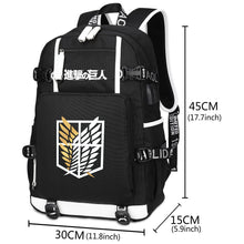 Load image into Gallery viewer, Attack on Titan Survey Corps Wings of Freedom Backpack
