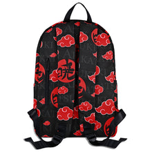 Load image into Gallery viewer, Naruto Akatsuki Red Cloud Laptop Backpack
