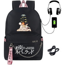 画像をギャラリービューアに読み込む, The Promised Neverland Emma Norman Ray Backpack
