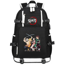 Load image into Gallery viewer, Demon Slayer Printed Laptop Backpack
