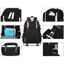 Load image into Gallery viewer, Demon Slayer Printed Laptop Backpack
