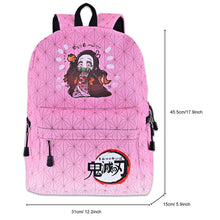 画像をギャラリービューアに読み込む, Demon Slayer Kamado Nezuko Pink Gradient School Bag
