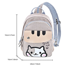 Load image into Gallery viewer, Neko Atsume Multifunctional Shoulder Bag
