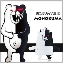 Load image into Gallery viewer, Danganronpa Black White Bear Schoolbag
