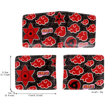 Load image into Gallery viewer, Naruto Wallets Artificial Leather Slim Bi-Fold Wallet
