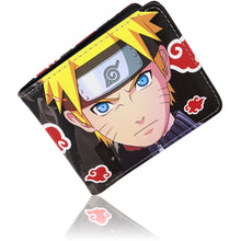 Load image into Gallery viewer, Naruto Akatsuki Red Cloud Uzumaki Wallets
