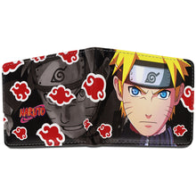 Load image into Gallery viewer, Naruto Akatsuki Red Cloud Uzumaki Wallets
