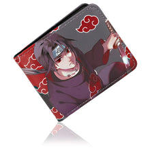 Load image into Gallery viewer, Naruto Uchiha Itachi Red Cloud Anti Leaf Wallets
