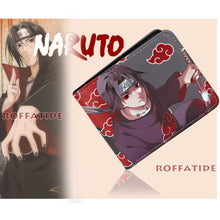 Load image into Gallery viewer, Naruto Uchiha Itachi Red Cloud Anti Leaf Wallets
