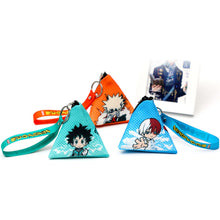 画像をギャラリービューアに読み込む, My Hero Academia Cute Triangle Mini Coin Purse Pouch
