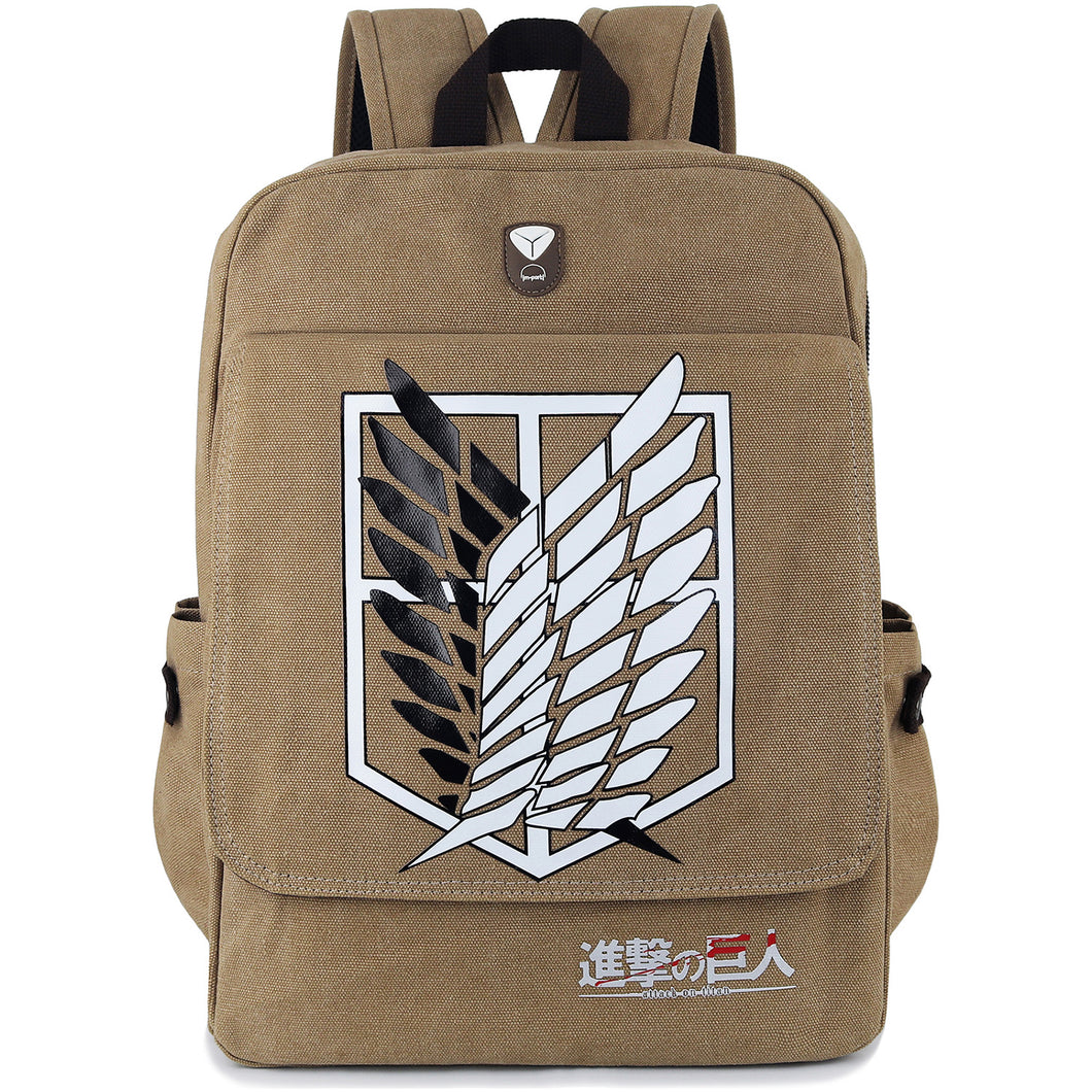 Attack on Titan Canvas Backpack