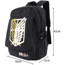 Load image into Gallery viewer, Attack on Titan Wings of Freedom Backpack
