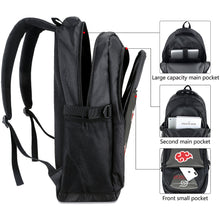 Load image into Gallery viewer, Naruto Akatsuki Red Cloud Anti Leaf Backpack
