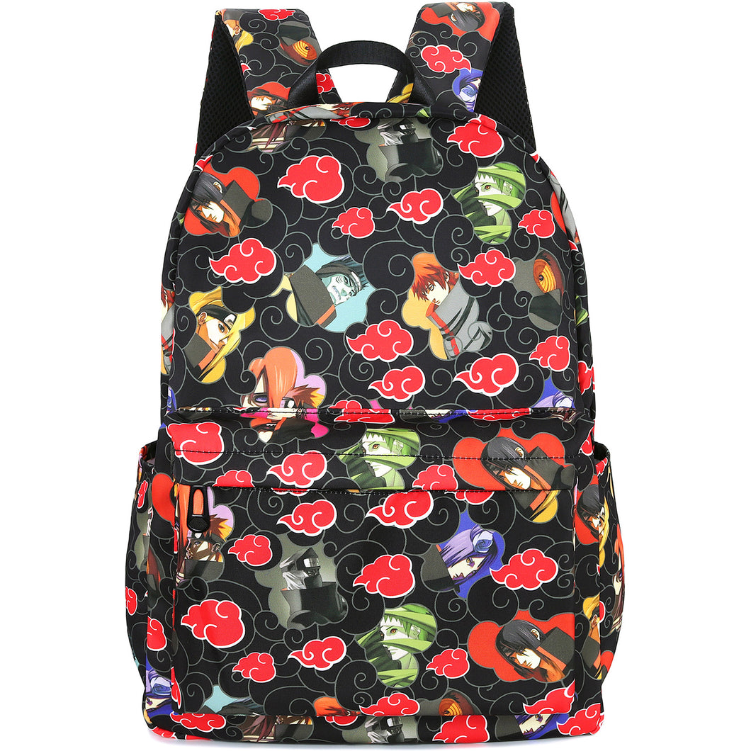 Naruto Akatsuki Red Cloud Backpack