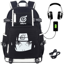 Load image into Gallery viewer, Naruto Uchiha Itachi Luminous Backpack
