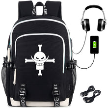 Load image into Gallery viewer, One Piece Whitebeard Pirates Luminous Backpack
