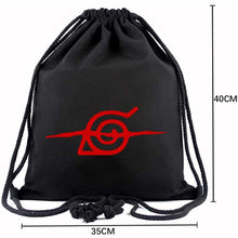 Load image into Gallery viewer, Naruto Drawstring Canvas Bag
