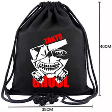 Load image into Gallery viewer, Tokyo Ghoul Ken Kaneki Mask Drawstring Bag
